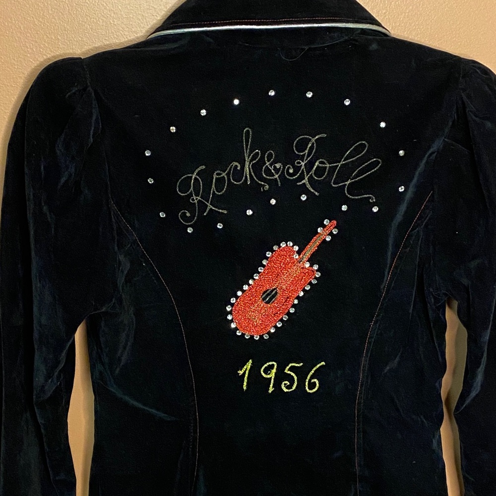 1970’s Onion Ice Cream Co Velvet Rockabilly Jacket